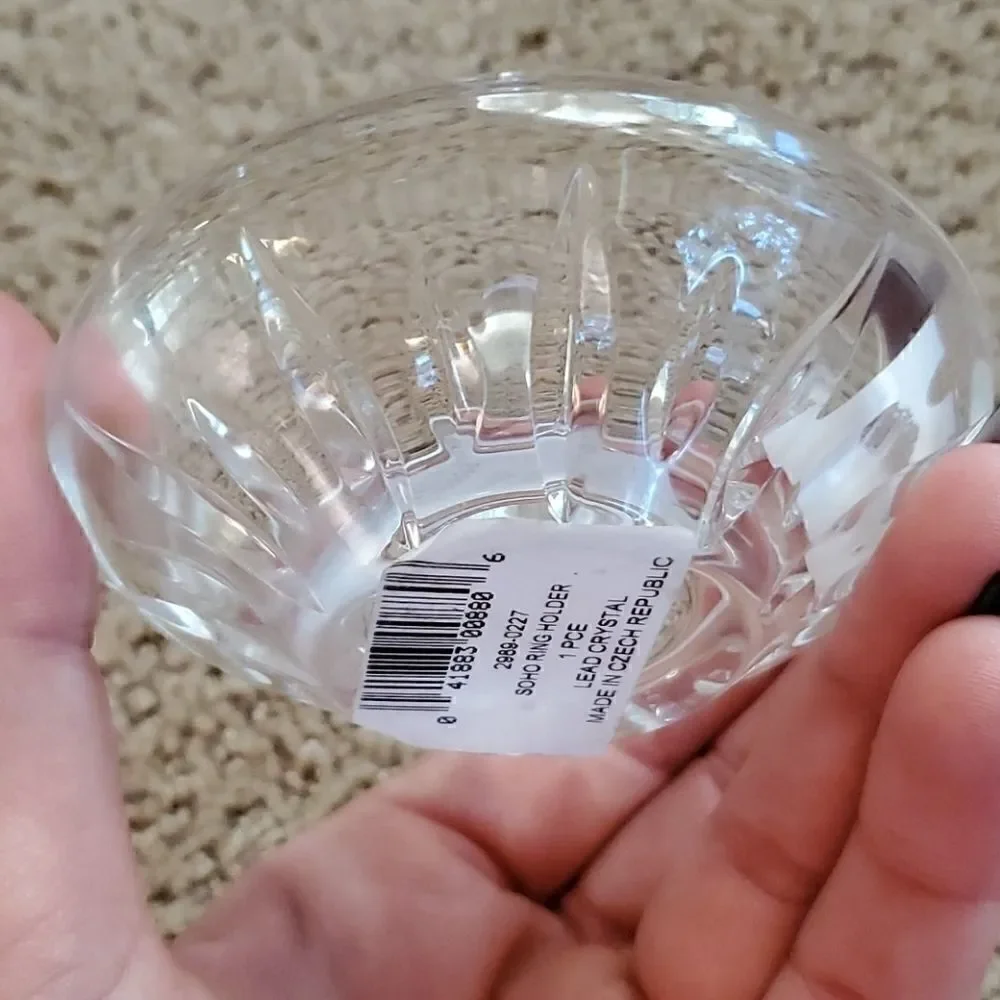 Reed & Barton | Lead Crystal Ring Holder